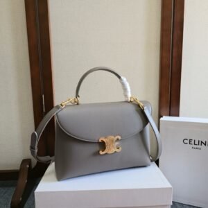 Celine Medium Nino Bag Grey Gold