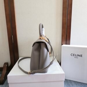 Alternative view of Celine Medium Nino Bag Grey Gold