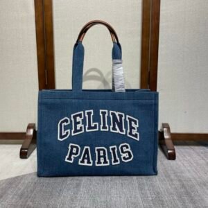 Celine Large Cabas Denim Bag