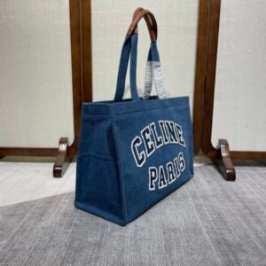 Alternative view of Celine Large Cabas Denim Bag