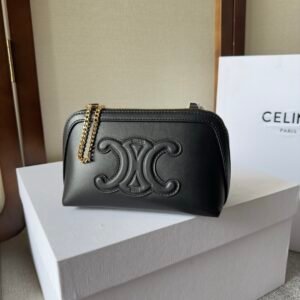 Celine Clutch on Chain Black