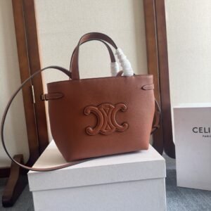 Celine Mini Cabas Anais Cuir Triomphe Brown