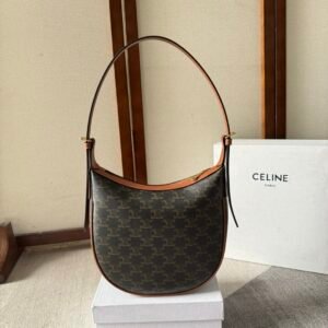 Celine Small Heloise Bag Triomphe Canvas