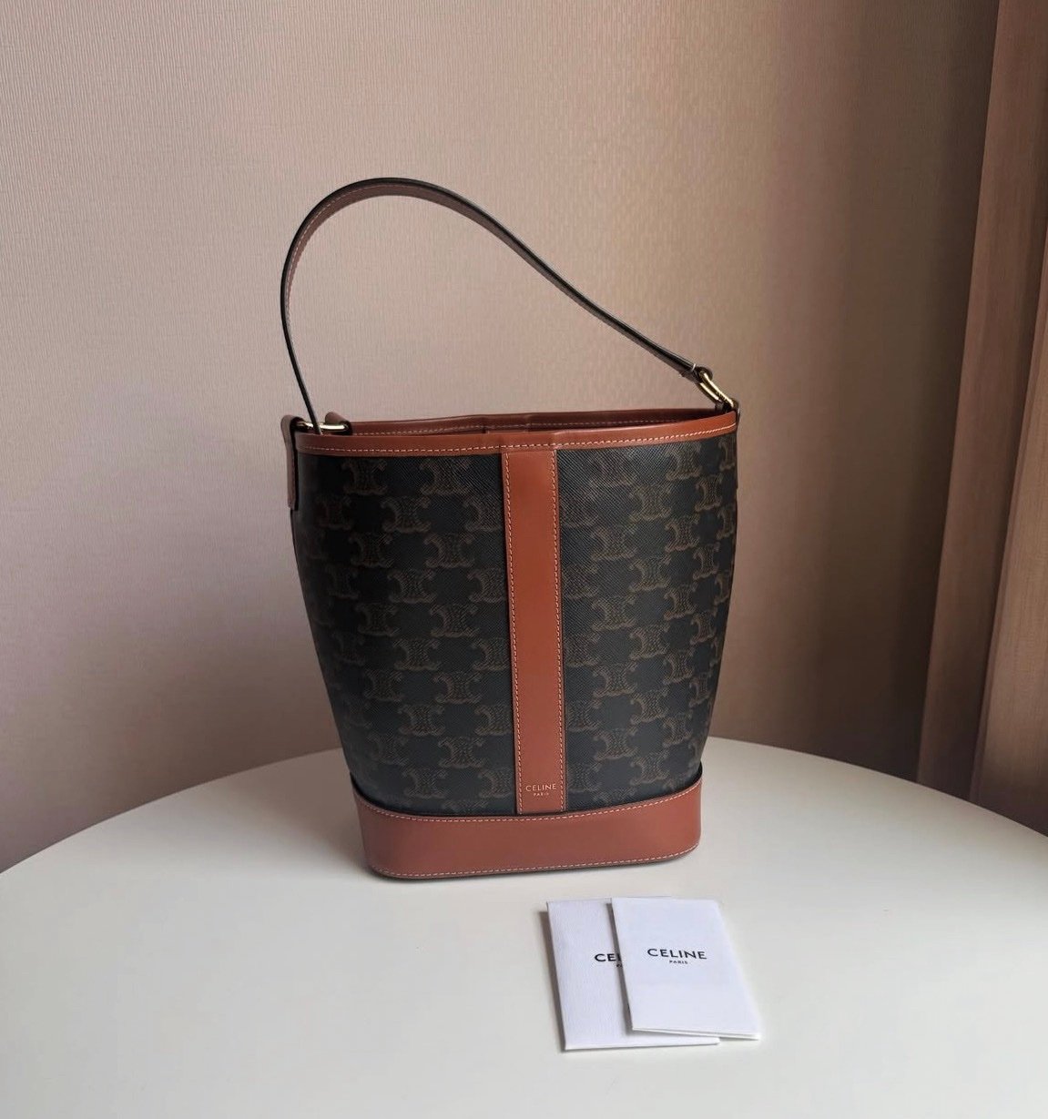 Celine Small Triomphe Bucket Bag