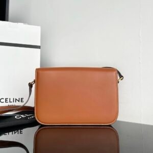 Alternative view of Celine Triomphe Classic Bag Brown Gold