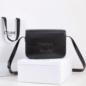 Celine Triomphe Teen Bag Black