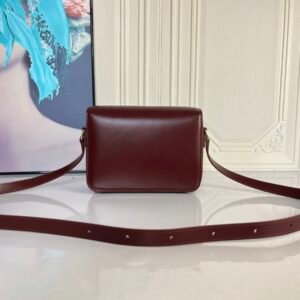 Alternative view of Celine Triomphe Teen Bag Burgundy Gold