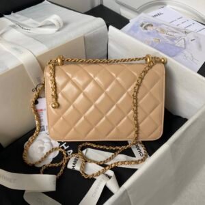 Alternative view of Chanel Flap Bag Tan Brown