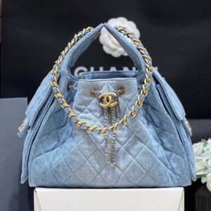 Chanel 25 Blue Denim in Small