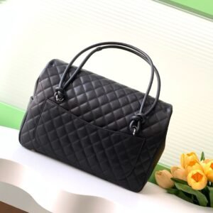 Alternative view of Chanel Cambon Bag Black White