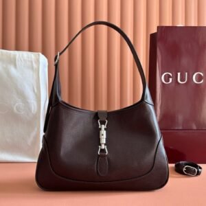 Gucci Jackie 1961 Burgundy Silver