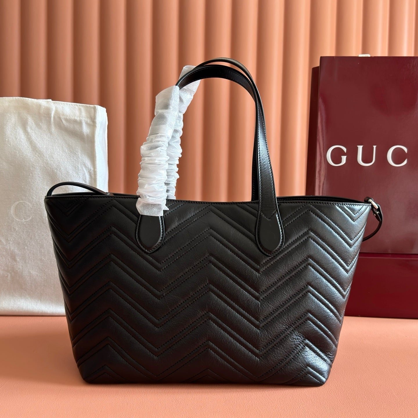 Gucci Marmont Tote Bag Black - Afbeelding 2