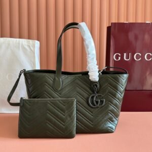 Gucci Marmont Tote Bag Green