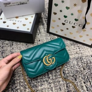 Gucci Marmont Green Gold Mini