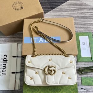 Gucci Marmont White Gold