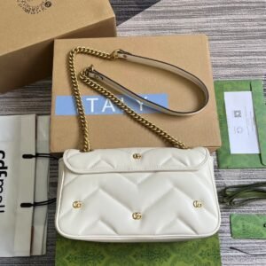 Alternative view of Gucci Marmont White Gold