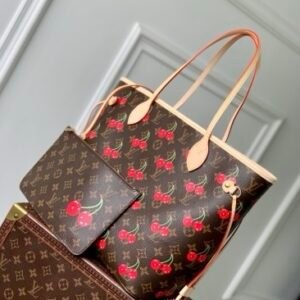Alternative view of Louis Vuitton Takashi Murakami Cherry Neverfull