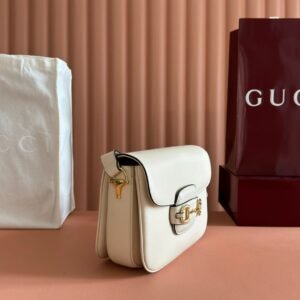 Alternative view of Gucci Horsebit 1955 Cream Gold in Medium