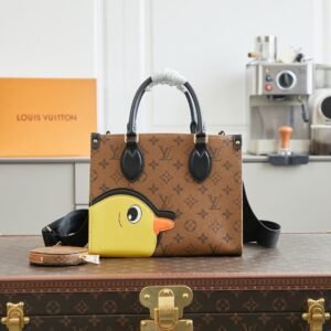 Louis Vuitton OnTheGo PM Brown Monogram with Duck
