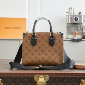 Alternative view of Louis Vuitton OnTheGo PM Brown Monogram with Duck