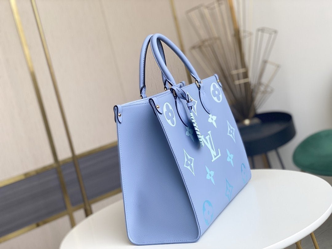 Louis Vuitton OnTheGo MM Blue - Afbeelding 2