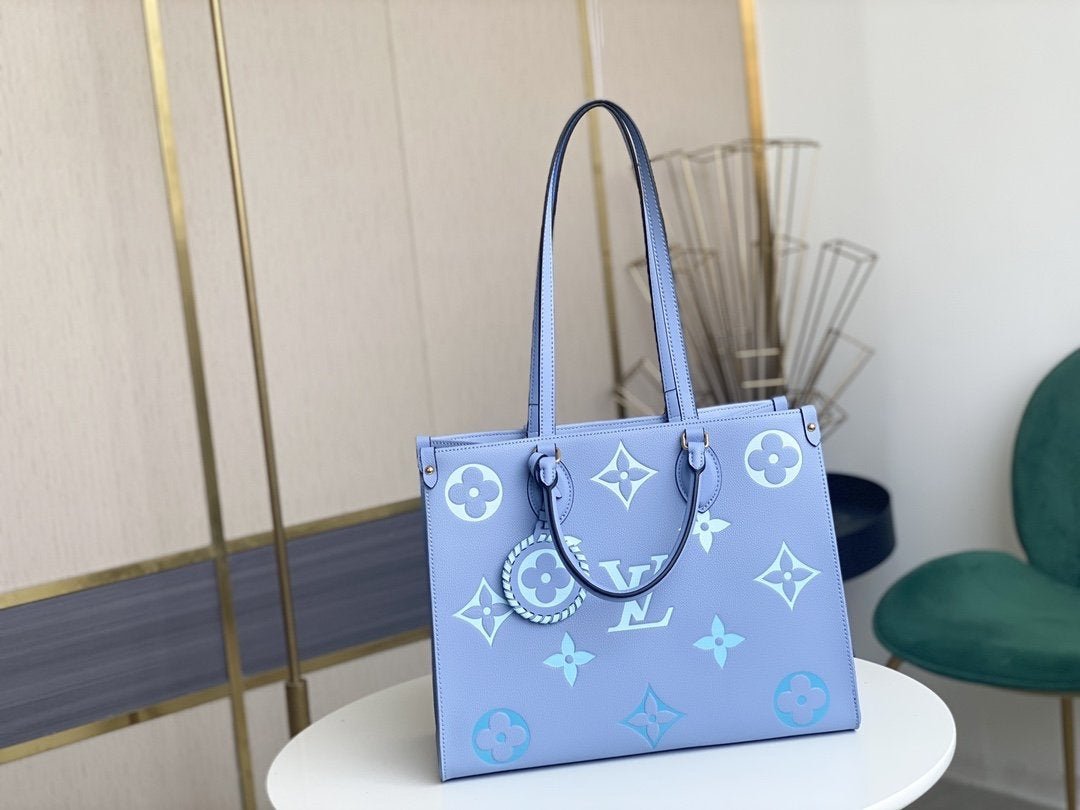Louis Vuitton OnTheGo MM Blue - Afbeelding 3