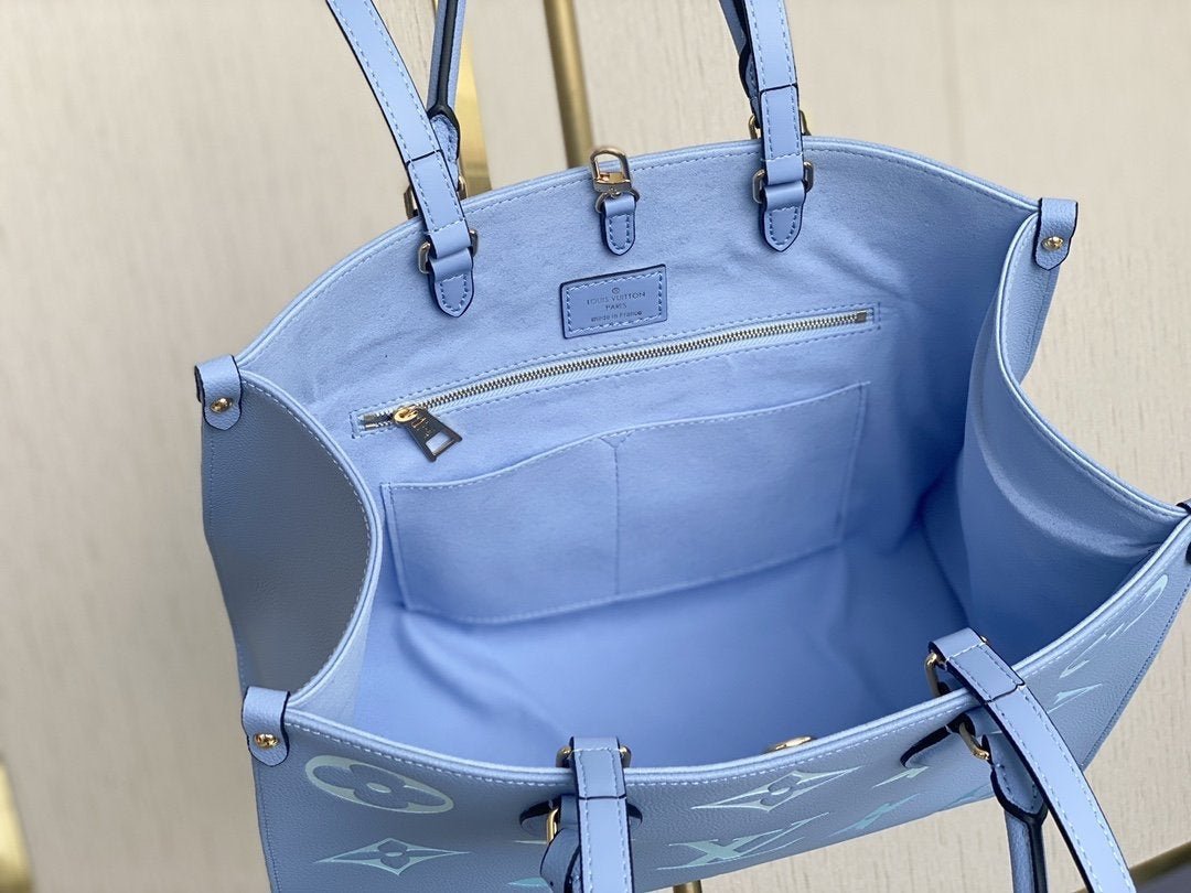 Louis Vuitton OnTheGo MM Blue - Afbeelding 4