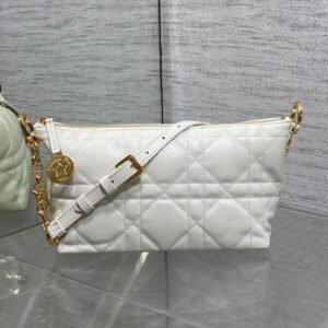 Dior Diorstar Hobo Bag in Latte Macrocannage