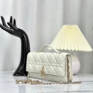 Alternative view of Dior My Dior Top Handle Bag White Gold