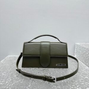 Jacquemus Le Grand Bambino Dark Khaki Silver