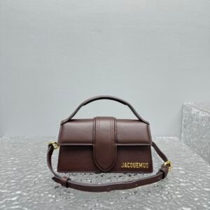 Jacquemus Bambino Dark Brown Gold