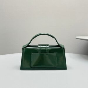 Alternative view of Jacquemus Bambino Dark Green Gold