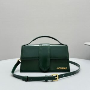 Jacquemus Le Grand Bambino Dark Green Gold