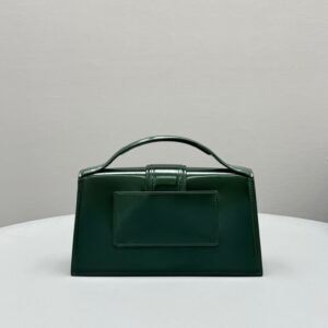 Alternative view of Jacquemus Le Grand Bambino Dark Green Gold