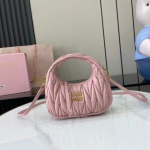 Miu Miu Mini Wander Bag Pink Gold
