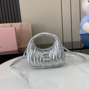 Miu Miu Mini Wander Bag Silver