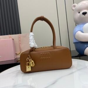Miu Miu Small Beau Bag Brown Gold