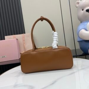 Alternative view of Miu Miu Small Beau Bag Brown Gold