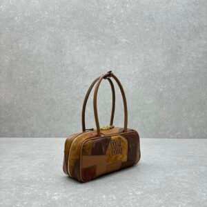 Alternative view of Miu Miu Small Beau Bag Brown Gold