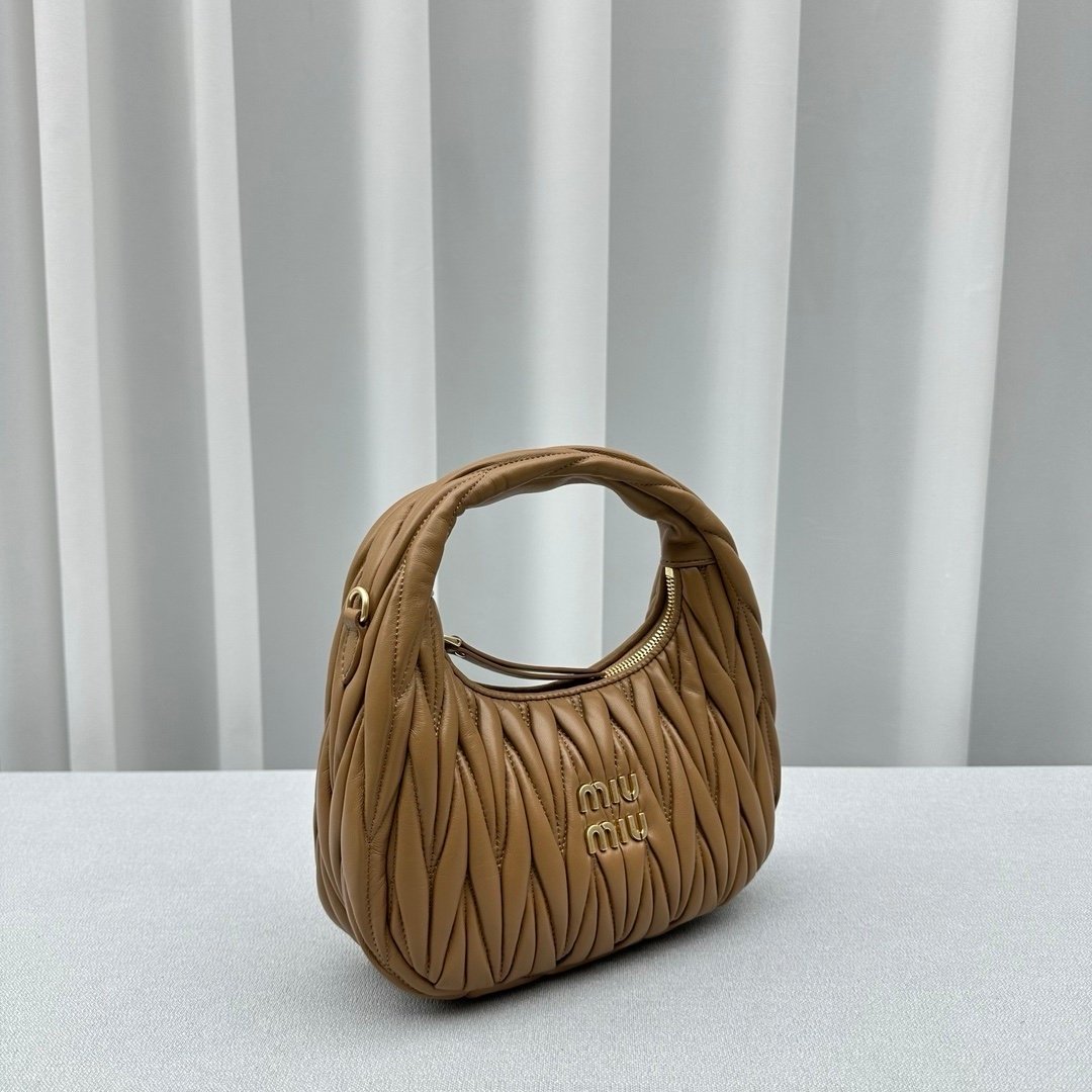 Miu Miu Small Wander Bag Caramel Gold - Afbeelding 3