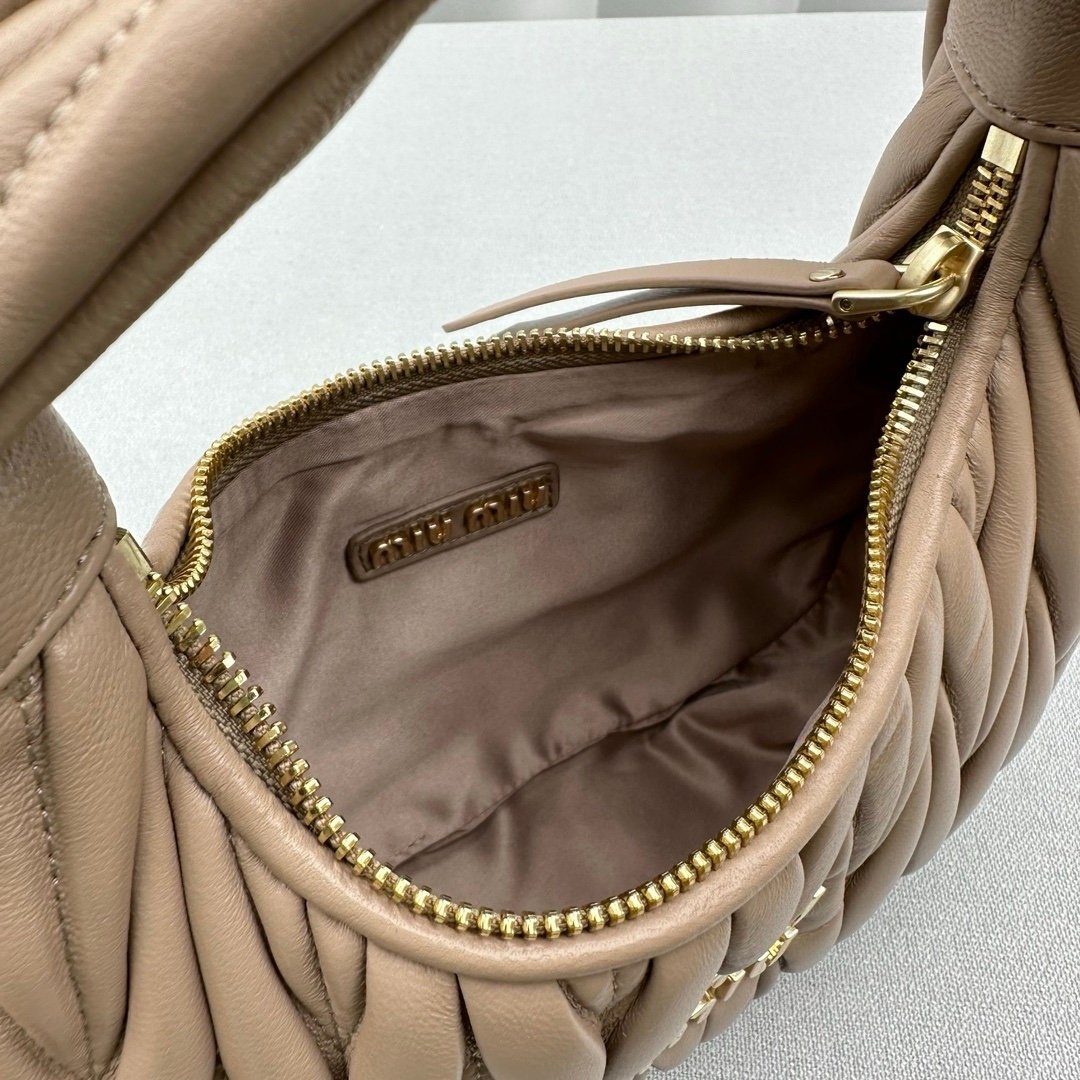 Miu Miu Small Wander Bag Caramel Gold - Afbeelding 5