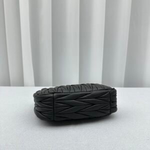 Alternative view of Miu Miu Small Wander Bag Black Gold