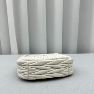 Alternative view of Miu Miu Small Wander Bag White Gold