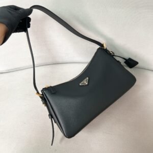 Alternative view of Prada Medium Aimée Bag Black Gold