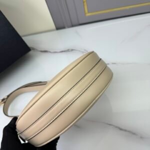 Alternative view of Prada Small Arqué Bag Beige Gold