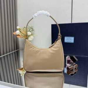 Alternative view of Prada Re-Edition 2005 Re-Nylon Beige Gold