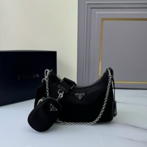 Prada Re-Edition 2005 Re-nylon Black Silver