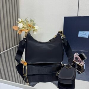 Alternative view of Prada Re-Edition 2005 Re-nylon Black Gold