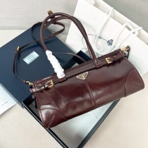 Prada Medium Bonnie Bag Brown Gold