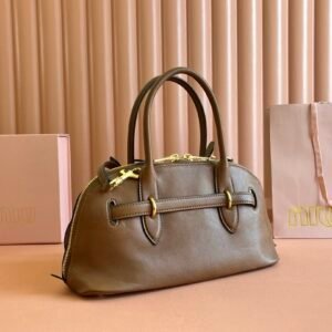 Alternative view of Miu Miu Aventure Bag Light Brown Gold